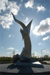Photo of Richard Hunt Sculpture